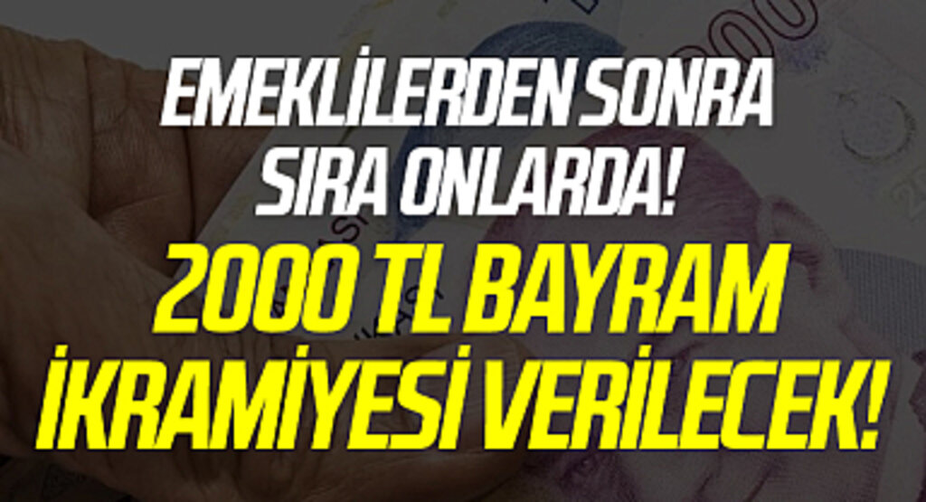 Emeklilerden sonra sıra Onlarda! 2000 TL bayram ikramiyesi verilecek! Erdoğan'dan 3 sürpriz hamle...