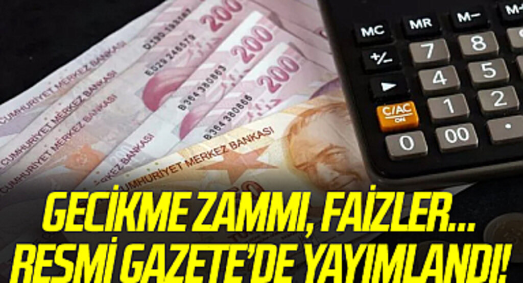 Gecikme zammı, faizler… Resmi Gazete’de yayımlandı! Taşınmazların borç yapılandırmasında detaylar ortaya çıktı: Yüzde 50’si siliniyor