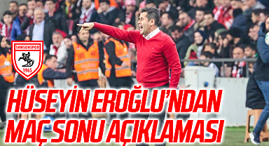 Samsunspor Teknik Direktörü Hüseyin Eroğlu: Samsunspor Süper Lig'e Koşuyor