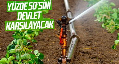 Tarımsal sulama ücretlerinin yüzde 50’sini devlet karşılayacak
