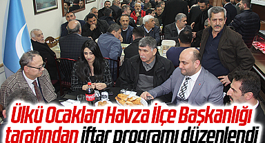 Ülkü Ocakları Havza İlçe Başkanlığı tarafından iftar programı düzenlendi