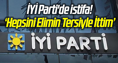 İYİ Parti'de istifa!