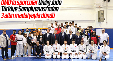 OMÜ'lü sporcular Ünilig Judo Türkiye Şampiyonası’ndan 3 altın madalyayla döndü