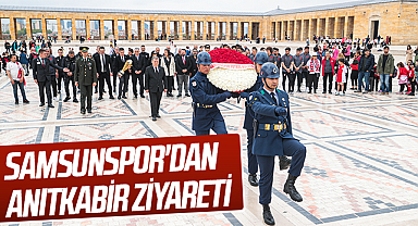 Şampiyon Samsunspor'dan Anıtkabir Ziyareti