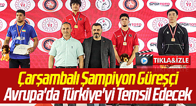 Samsun Çarşambalı Şampiyon Güreşçi Alperen Berber Avrupa'da Türkiye'yi Temsil Edecek