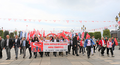 Samsun'da gençler Türk bayrağı ile Ata Yolu'nu takip edecek