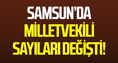 Samsun'da Milletvekili Sayıları Değişti! İşte Samsun Seçim Sonuçları 2023