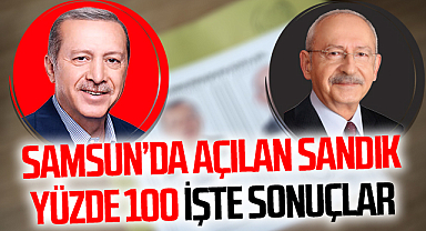 Samsun'da Seçim Sonuçları! Açılan Sandık Yüzde 100 İşte Sonuçlar