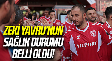Samsunspor'da Zeki Yavru'nun Sağlık Durumu Belli Oldu