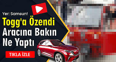 Yer: Samsun! Togg'a Özendi Aracına Bakın Ne Yaptı