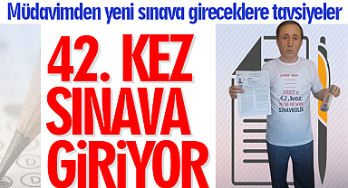 Samsun'da 42. kez üniversite sınavına girecek müdavimden yeni sınava gireceklere tavsiyeler