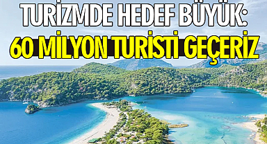 Turizmde hedef büyük: 60 milyon turisti geçeriz