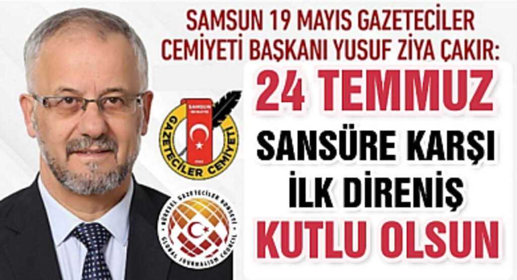 Başkan Çakır'dan '24 Temmuz' Mesajı! ‘ÇAĞDAŞ DEMOKRASİNİN VAZ GEÇİLMEZ UNSURU!..’