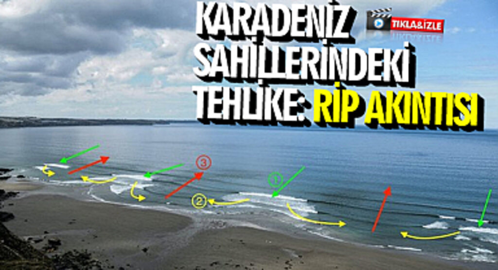Karadeniz sahillerindeki tehlike: Rip akıntısı