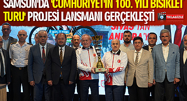 Samsun'da 'Cumhuriyet'in 100. Yılı Bisiklet Turu' Projesi Lansmanı Gerçekleşti