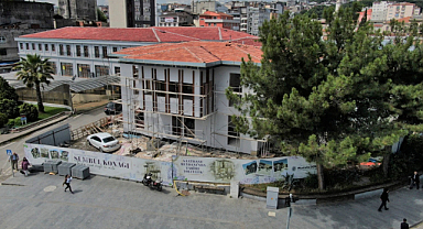 Samsun'da Sümbül Konağı inşaatında sona doğru