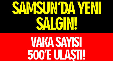 Samsun'da Yeni Salgın! Vaka Sayısı 500'e Ulaştı