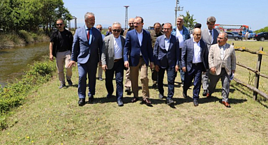 TBMM Plan ve Bütçe Komisyonu Başkanı Muş, Kızılırmak Deltası'nda incelemede bulundu