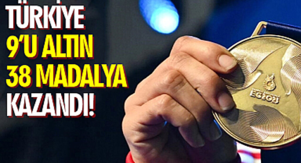 Türkiye, 3. Avrupa Oyunları'nda 38 madalya kazanarak 9. oldu