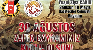 Cemiyet Başkanı Yusuf Ziya Çakır'dan 30 AĞUSTOS mesajı: 'BU MEŞALE SÖNMEYECEK'