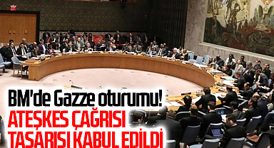 BM'de Gazze oturumu! Ateşkes çağrısı tasarısı kabul edildi
