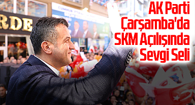 AK Parti Çarşamba'da SKM Açılışında Sevgi Seli