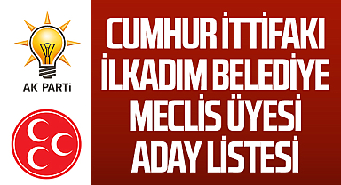 Cumhur İttifakı İlkadım Belediye Meclis Üyesi Aday Listesi