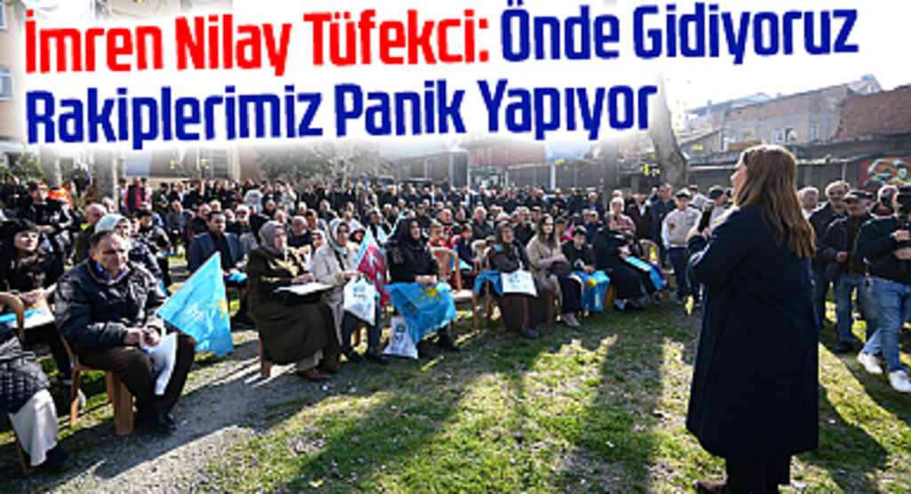 İyi Parti Samsun Büyükşehir Belediye Başkan Adayı İmren Nilay Tüfekci: Önde Gidiyoruz Rakiplerimiz Panik Yapıyor
