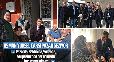 MHP Salıpazarı Belediye Başkan Adayı Osman Yüksel: Kalkınma Kırsaldan Başlayacak