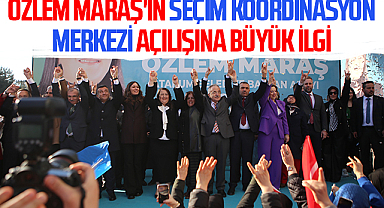 Özlem Maraş'ın Seçim Koordinasyon Merkezi Açılışına Büyük İlgi