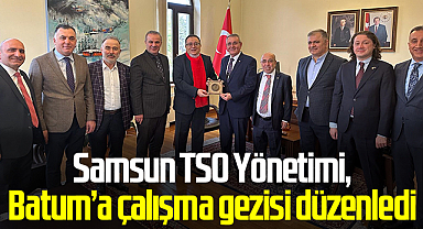 Samsun TSO Yönetimi, Batum’a çalışma gezisi düzenledi
