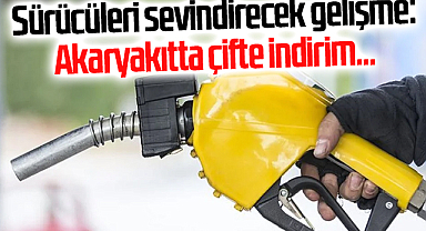 Sürücüleri sevindirecek gelişme: Akaryakıtta çifte indirim...
