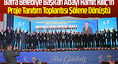 Bafra Belediye Başkan Adayı Hamit Kılıç'ın Proje Tanıtım Toplantısı Şölene Dönüştü
