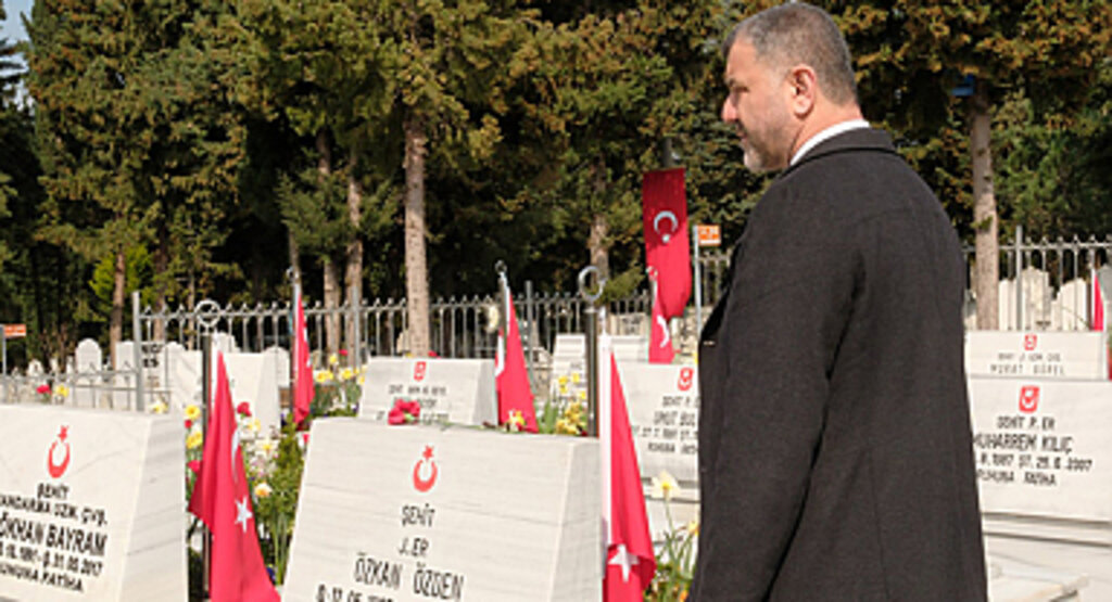 Yeniden Refah Partisi İlkadım Belediye Başkan adayı Kemalettin Tangal Şehitlikleri Ziyaret Etti