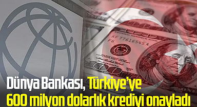 Dünya Bankası, Türkiye’ye 600 milyon dolarlık krediyi onayladı