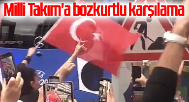 Milli Takım'a bozkurtlu karşılama