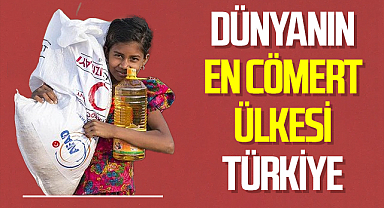 Dünyanın En Cömert Ülkesi Türkiye