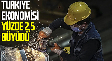 Türkiye ekonomisi 2024'ün ikinci çeyreğinde yüzde 2,5 büyüdü