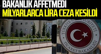 Bakanlık Affetmedi! Milyarlarca Lira Ceza Kesildi