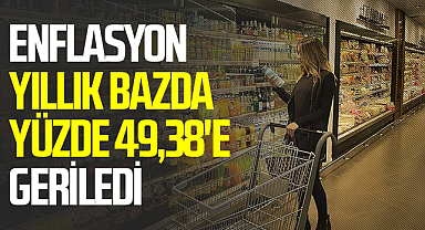 Enflasyon Gerilemeye Devam Ediyor: Yıllık TÜFE Yüzde 49,38'e Düştü