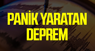 Panik yaratan deprem! AFAD'dan açıklama var