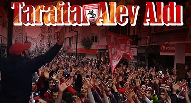 Samsunspor Taraftarı Alev Aldı