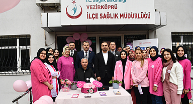 Vezirköprü'de Meme Kanseri Farkındalık Ayı Etkinliği: Kadınlar Bilgilendirildi