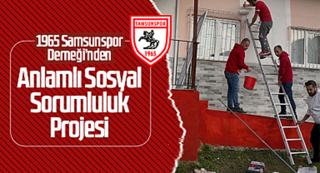 1965 Samsunspor Derneği’nden Ayvacık’ta Anlamlı Sosyal Sorumluluk Projesi