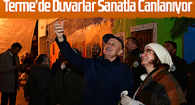 Terme’de Kent Estetiğine Sanatsal Dokunuş: Duvarlar Sanatla Canlanıyor