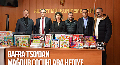 Bafra TSO'dan Mağdur Çocuklara Hediye