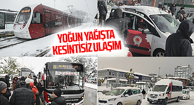 Samsun Büyükşehirden Yoğun Kar Yağışlarında Kesintisiz Ulaşım