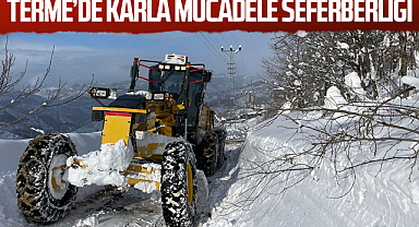 Terme’de Karla Mücadele Seferberliği