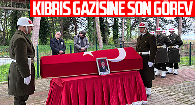 Samsun'da Vefat Eden Kıbrıs Gazisine Son Görev