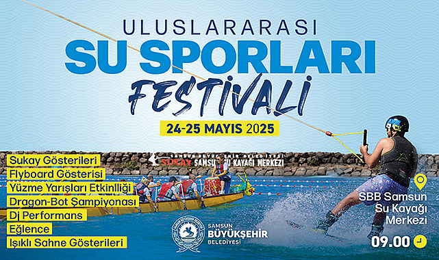 Karadeniz'in En Büyük Su Sporları Festivali Samsun'da Başlıyor!